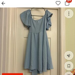 See You Monday Light Blue Dress